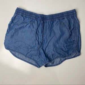 Gap Chambray Drawstring Short